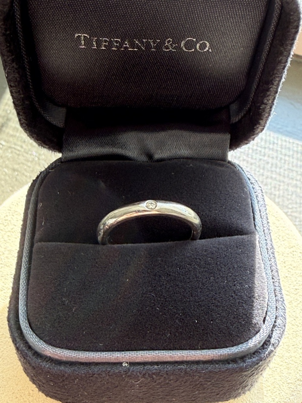 Tiffany & Co. Platinum 950 Diamond Peretti Ring Band - Picture 4 of 15